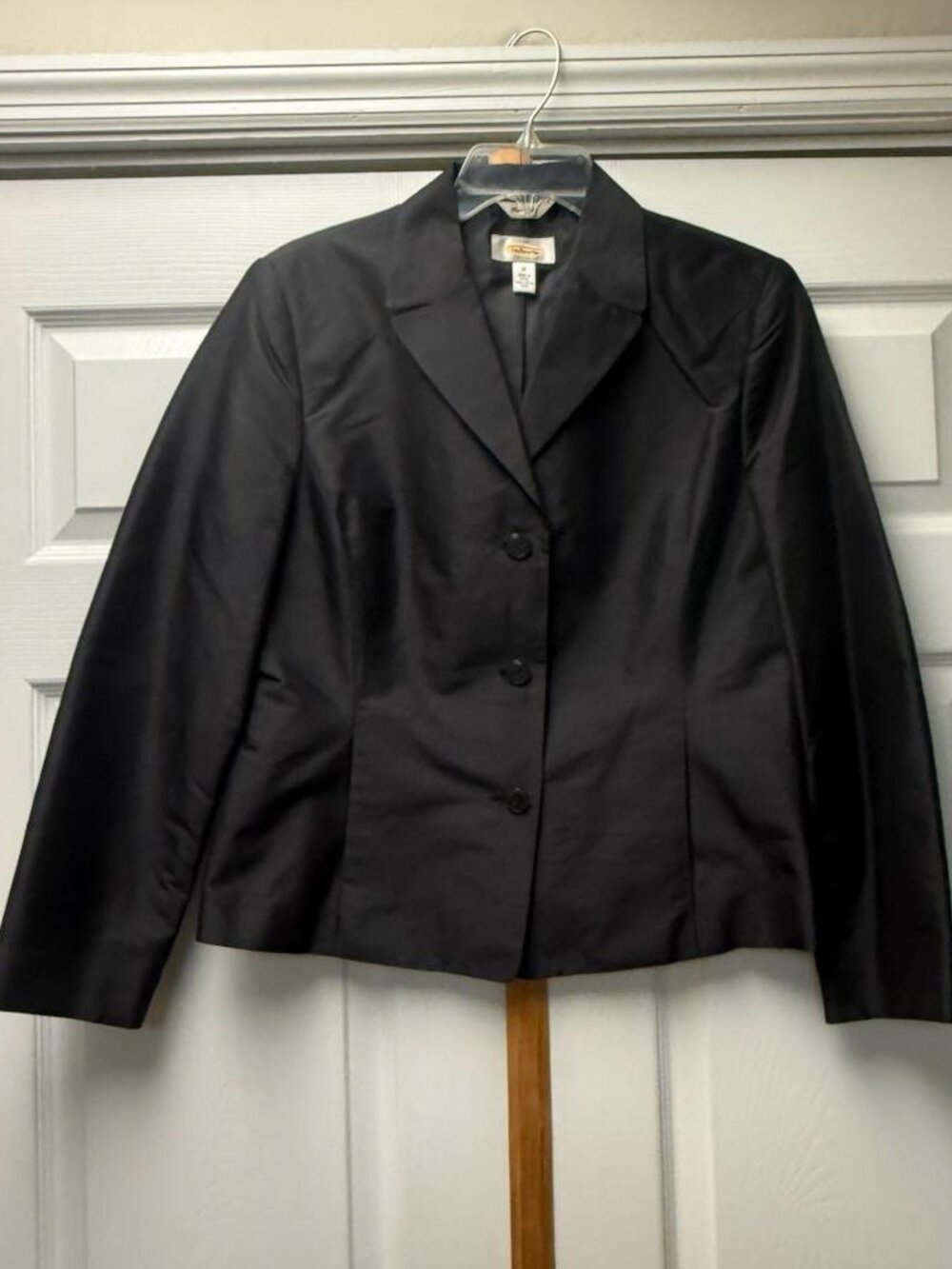 Talbots Pure Silk Minimalist Classic Blazer - Sz 12